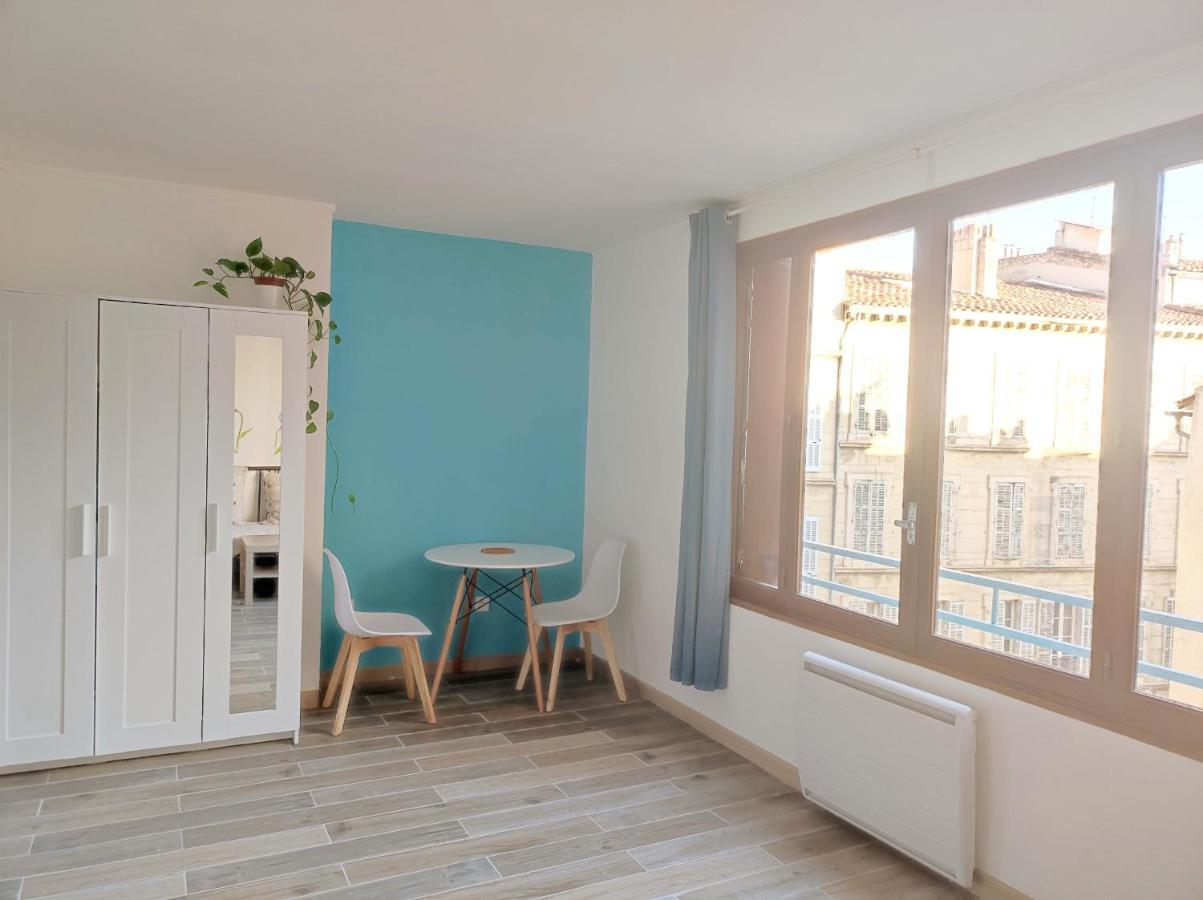 Studio Bleu En Face De La Gare 10Mn Au Vieux Port Lägenhet Marseille Exteriör bild